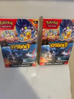 2 BRAND NEW SEALED POKEMON SURGING SPARKS BOOSTER BUNDLES - Image 1