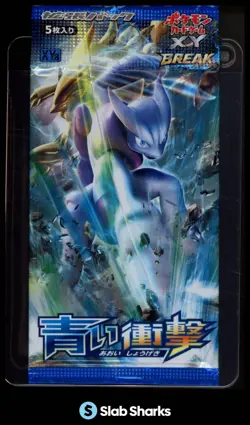POKEMON TCG JAPANESE XY8 BLUE SHOCK BREAKTHROUGH SEALED PACK - Image 1