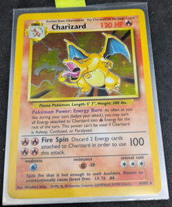 Charizard 4/102 Rare Holo - Base Set - Unlimited -WOTC- Pokemon TCG - Image 1