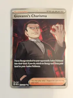 Giovanni's Charisma 197/165 Sv: Scarlet & Violet 151 Holo Pokemon TCG - Image 1