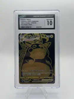 CGC 10 Pikachu VMAX 279/184 VMAX Climax Japanese Pokemon TCG | Gem Mint - Image 1