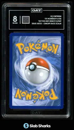 2013 POKEMON XY PROMOS #XY107 MEWTWO TRIPLE POWER TINS ULTRA TAG 8 - Image 2