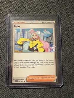 Pokemon TCG Iono 185/193 Iono Premium Tournament Collection Holo Stamped Promo - Image 3