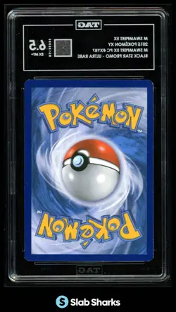 2013 POKEMON XY PROMOS #XY87 MEGA SWAMPERT ULTRA RARE TAG 6.5 - Image 2