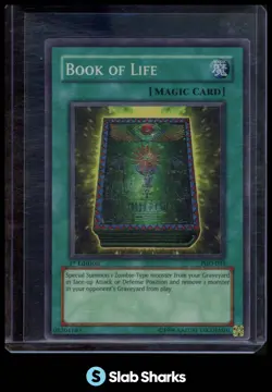 2003 YU-GI-OH! PHARAONIC GUARDIAN 1ST EDITION #PGD-033 BOOK OF LIFE NEAR MINT - Image 1