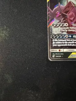 Pokemon TCG Mega Sableye & Tyranitar GX Ultra Rare Card 126/236 Unified Minds - Image 5