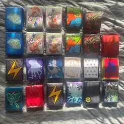 Pokemon TCG ETB Card Sleeves Lot of 23 Sealed - Prismatic origins GO And More! - Image 1
