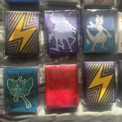 Pokemon TCG ETB Card Sleeves Lot of 23 Sealed - Prismatic origins GO And More! - Image 3