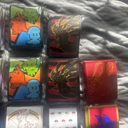 Pokemon TCG ETB Card Sleeves Lot of 23 Sealed - Prismatic origins GO And More! - Image 5