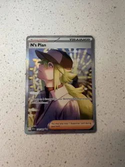 N's Plan Trainer Pokemon Card Black bolt 170/086 - Image 1