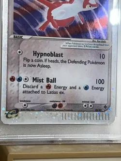 Pokemon Latias EX Dragon Ultra Rare-Holo Card #93 2003 PSA 2 - Image 3