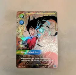 Riftbound Ahri Nine Tailed Fox Legend English card 303/298 Overnumbered Showcase - Image 1