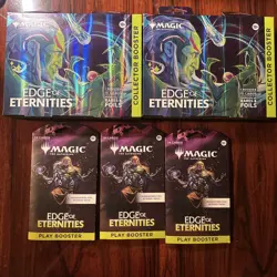 Magic The Gathering EDGE OF ETERNITIES Collector Booster Box 15 cards 1 Booster - Image 1