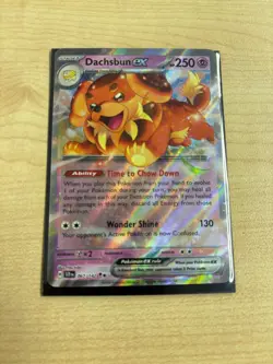 Pokemon Card Dachsbun ex 067/142 Stellar Crown Double Rare Near Mint - Image 1