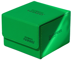 Ultimate Guard Monocolor Green 133+ Sidewinder Deck Case Card Storage Box ccg - Image 1