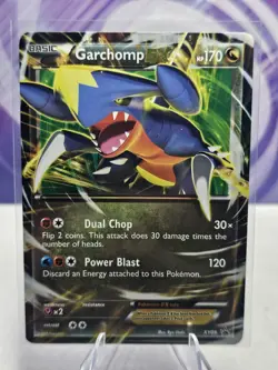 Garchomp EX XY09 XY Black Star Promo Holo Pokemon Card LP - Image 1