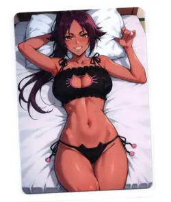 DUAL Yoruichi (Bleach) Lewd Hentai Anime Waifu Card ACG NSFW - Image 2