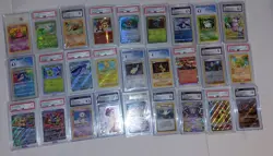 Pokemon Graded Card LOT OF 27 Slabs CGC & PSA 10 9 8 Cards Mixed - Image 2