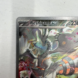 Reshiram ex Special Illustration Rare 166/086 White Flare English Pokemon Card - Image 4