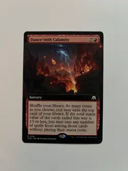 Dance with Calamity (Extended Art) Commander: March of the Machine Regular - Image 1