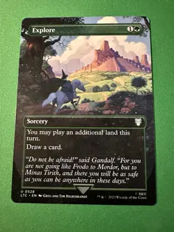 Explore 528 Borderless - MTG LTC - M/NM Unplayed FAST2SHIP!! - Image 1