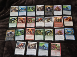 MTG Creature Cards(CATS) Lot of 25- RED/WHITE/BLUE/GREEN - Image 1