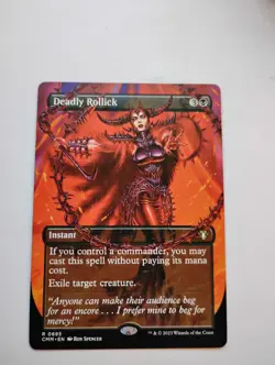 Deadly Rollick (Borderless) Commander Masters Regular - Image 1