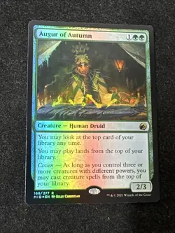 Augur of Autumn Innistrad Midnight Hunt 168/277 MiD Foil MTG Magic NM - Image 2