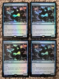 MTG- Rattlechains x4 - Shadow Over Innistrad FOIL - Image 1