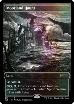 Moorland Haunt *FOIL* MTG Secret Lair Drop Rare EDH Midnight Hunt - Image 1