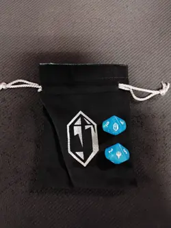 MTG Final Fantasy Dice & Dice Bag Promo Magic the Gathering TCG - Image 1