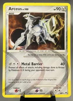 Arceus AR9 LV 100 Platinum Arceus Holo Rare Pokemon Card Pokemon TCG - Image 1
