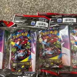 Lot Of 30 Mega Evolution Booster Packs With Mini Portfolio Pokemon TCG New - Image 4