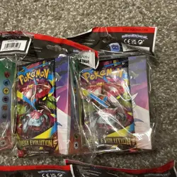 Lot Of 30 Mega Evolution Booster Packs With Mini Portfolio Pokemon TCG New - Image 5