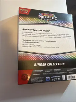 Pokemon TCG Prismatic Evolutions Sealed Binder Collection - Image 4