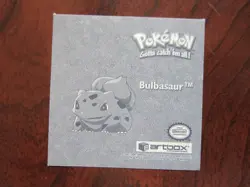 BULBASAUR PR26 POKEMON ARTBOX STICKER PRIZM SERIES 1 1999 NM - Image 2