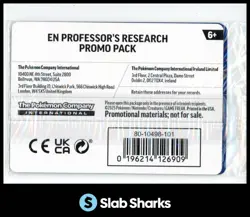 2025 POKEMON PRE EN #122/131 PROFESSOR'S RESEARCH PROGRAM PROMO PACK OF 4 SEALED - Image 2