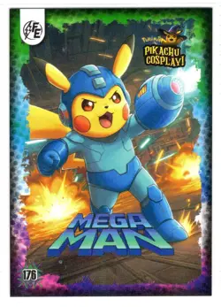 Mega Man (Pikachu) #176 - Galaxy Holo - Electric Pikachu Cosplay - Pokemon - Image 1