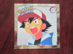 ASH G17 POKEMON ARTBOX STICKER GOLD SERIES 1999 NM - Image 1