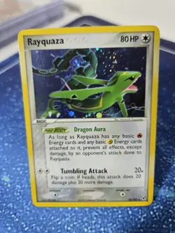 Pokemon TCG 2005 EX Deoxys Rayquaza Rare Holo 22/107 Vintage Played/MP - Image 1
