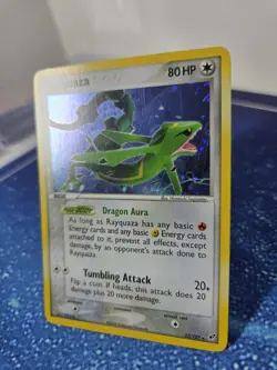 Pokemon TCG 2005 EX Deoxys Rayquaza Rare Holo 22/107 Vintage Played/MP - Image 5