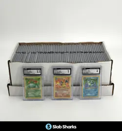 1999 POKEMON COMPLETE BASE SET SHADOWLESS CHARIZARD VENUSAUR BLASTOISE GRADED - Image 1