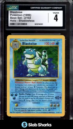 1999 POKEMON COMPLETE BASE SET SHADOWLESS CHARIZARD VENUSAUR BLASTOISE GRADED - Image 3