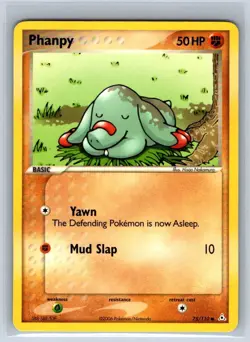 Pokemon Phanpy EX Holon Phantoms 75/110 NM - Image 1