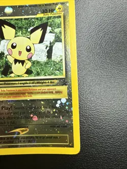 POKEMON BLACK STAR PROMO PICHU #35 REVERSE HOLO LP-NM - Image 5