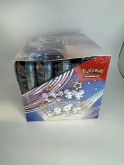 Pokemon TCG Paldean Fates Mini Tin Display FACTORY SEALED DISPLAY 10 Tins USA - Image 5