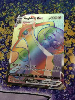 Pokemon - Aegislash VMAX - 190/185 Vivid Voltage - 2020 Secret Rare Holo - MINT - Image 4