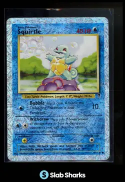 2002 POKEMON LEGENDARY COLLECTION #95/110 SQUIRTLE REVERSE HOLO - Image 1