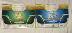 2022 Pokemon TGC Glaceon & Leafeon VSTAR Special Collection (2) Box Set Sealed - Image 2