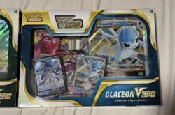 2022 Pokemon TGC Glaceon & Leafeon VSTAR Special Collection (2) Box Set Sealed - Image 4